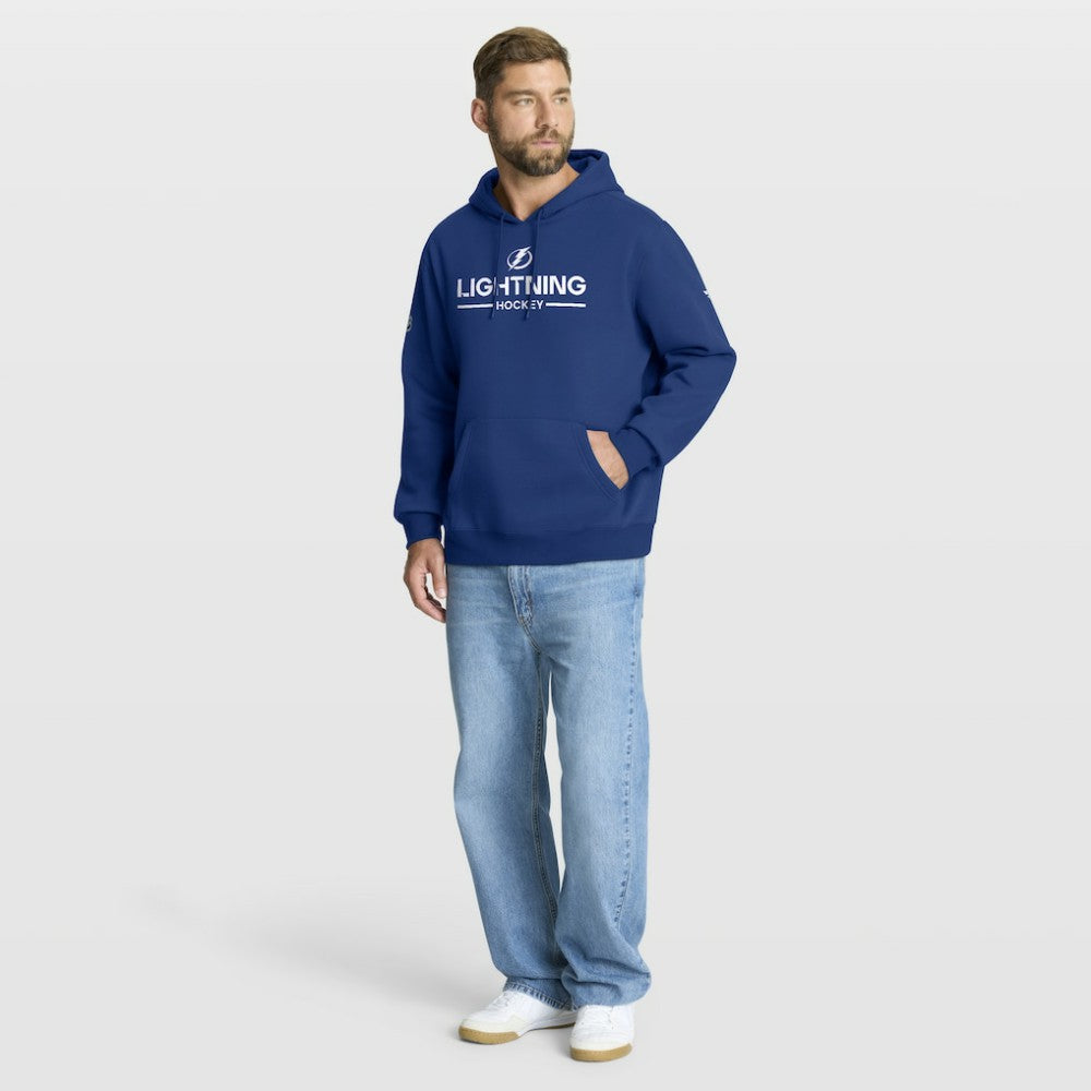 Tampa Bay Lightning Fanatics Authentic Pro Primary Hoodie Blue