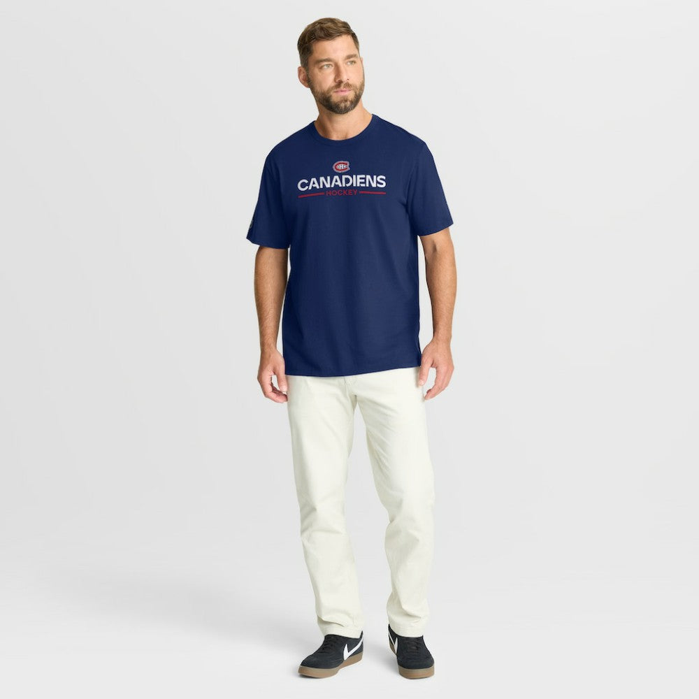 Montreal Canadiens Fanatics Authentic Pro Primary T-Shirt Navy
