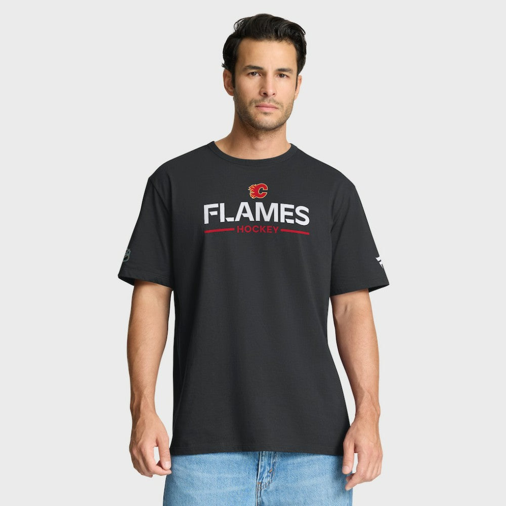 Calgary Flames Fanatics Authentic Pro Primary T-Shirt Black
