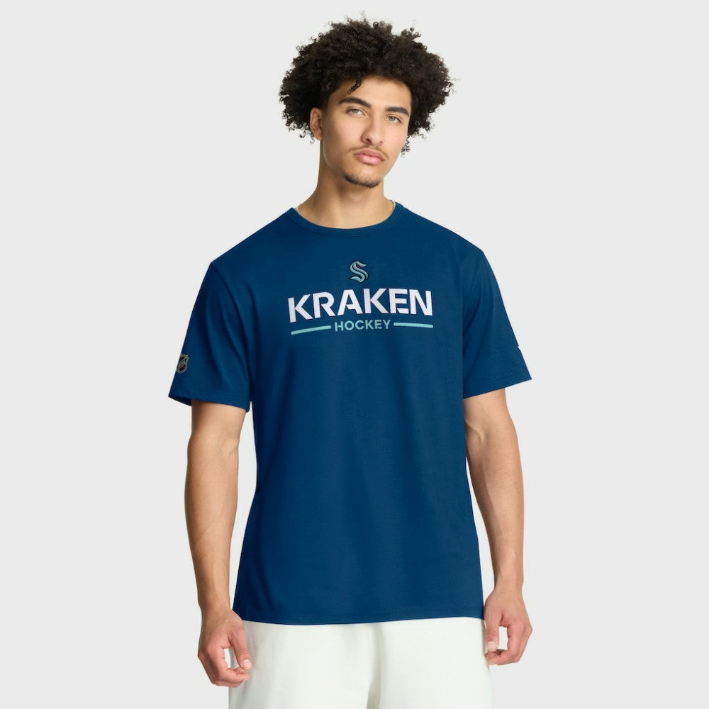 Seattle Kraken Fanatics Authentic Pro Primary T-Shirt Deep Sea Blue
