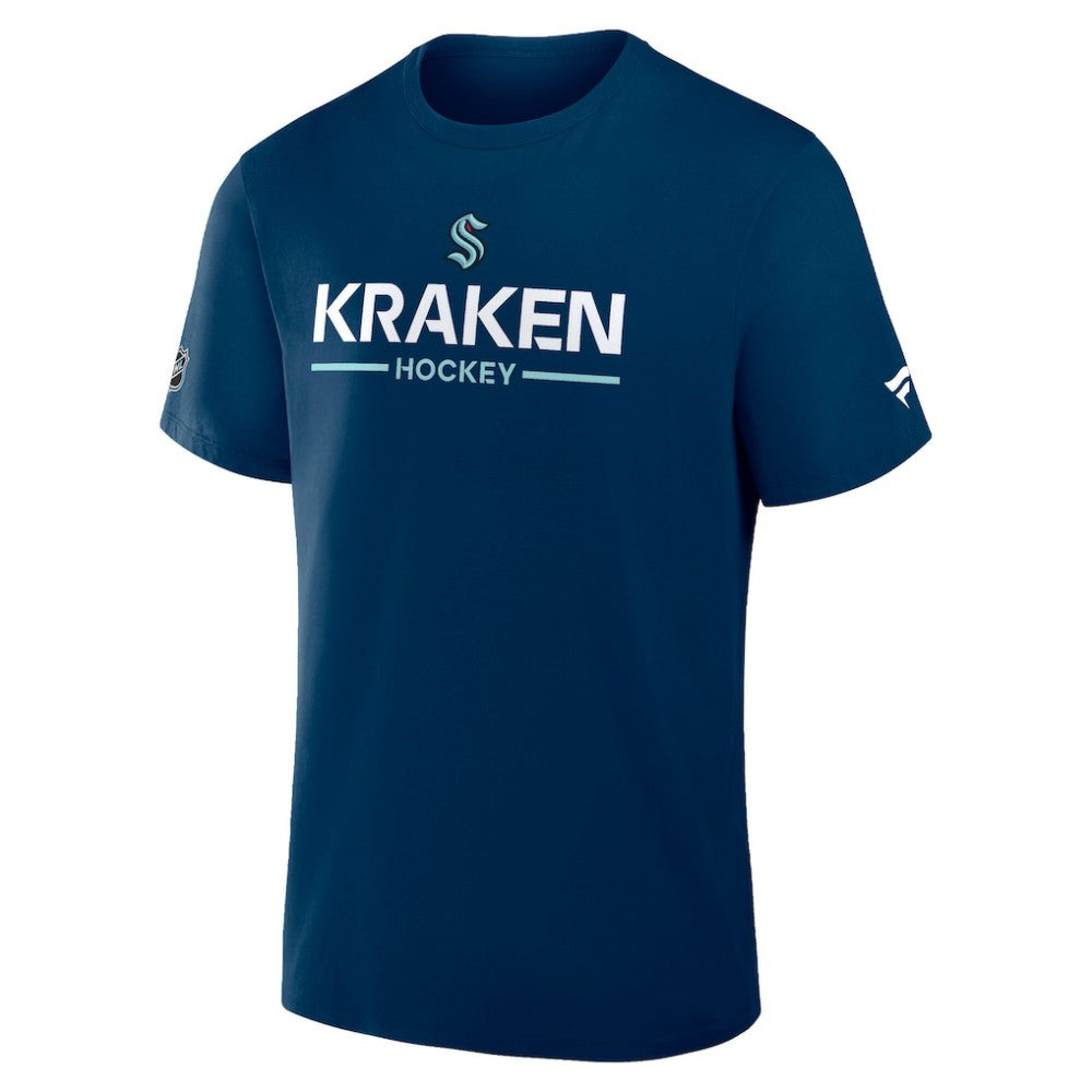 Seattle Kraken Fanatics Authentic Pro Primary T-Shirt Deep Sea Blue