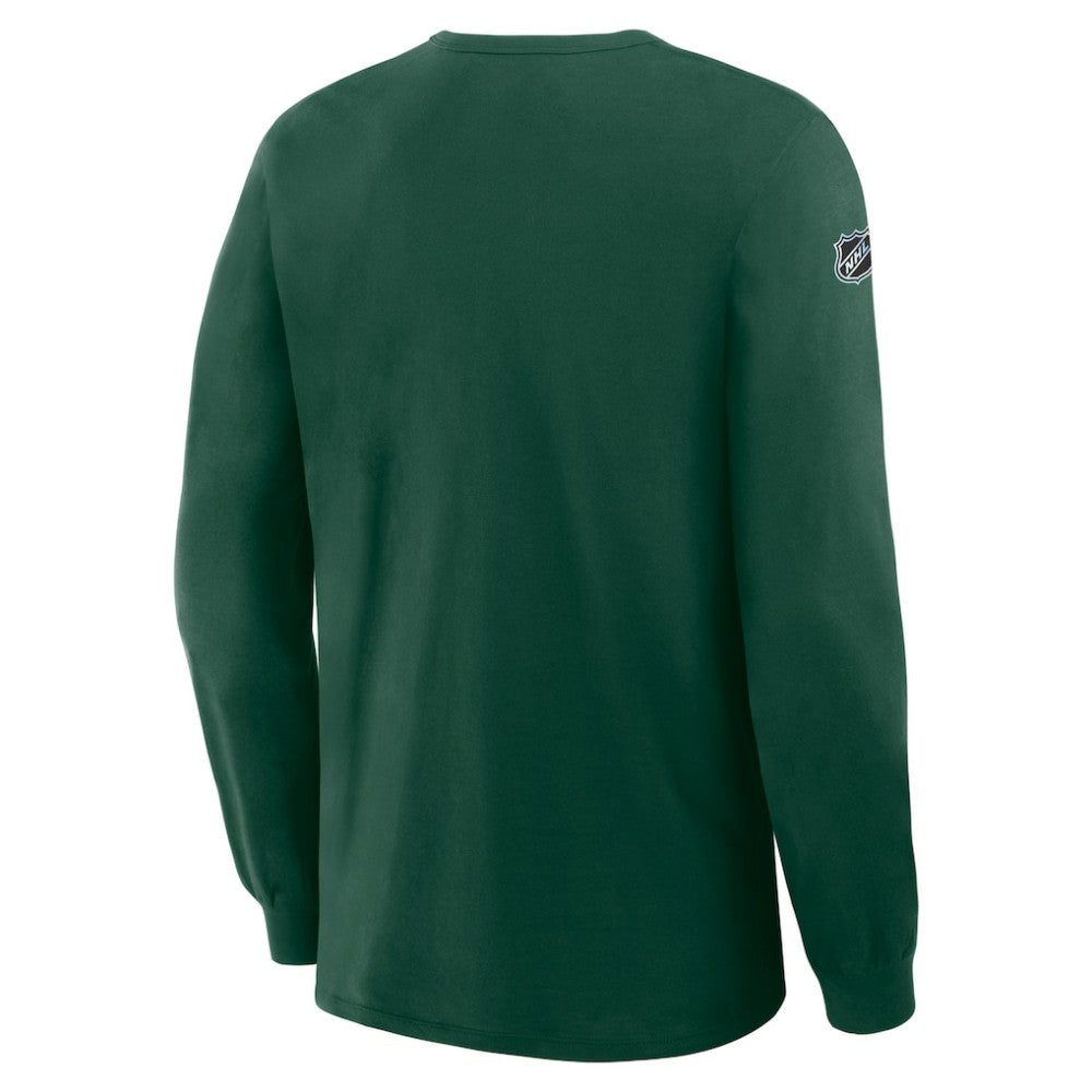 Minnesota Wild Fanatics Authentic Pro Property Of Practice Long Sleeve T-Shirt Green