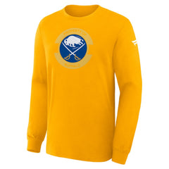 Buffalo Sabres Fanatics Authentic Pro Property Of Practice Long Sleeve T-Shirt Gold