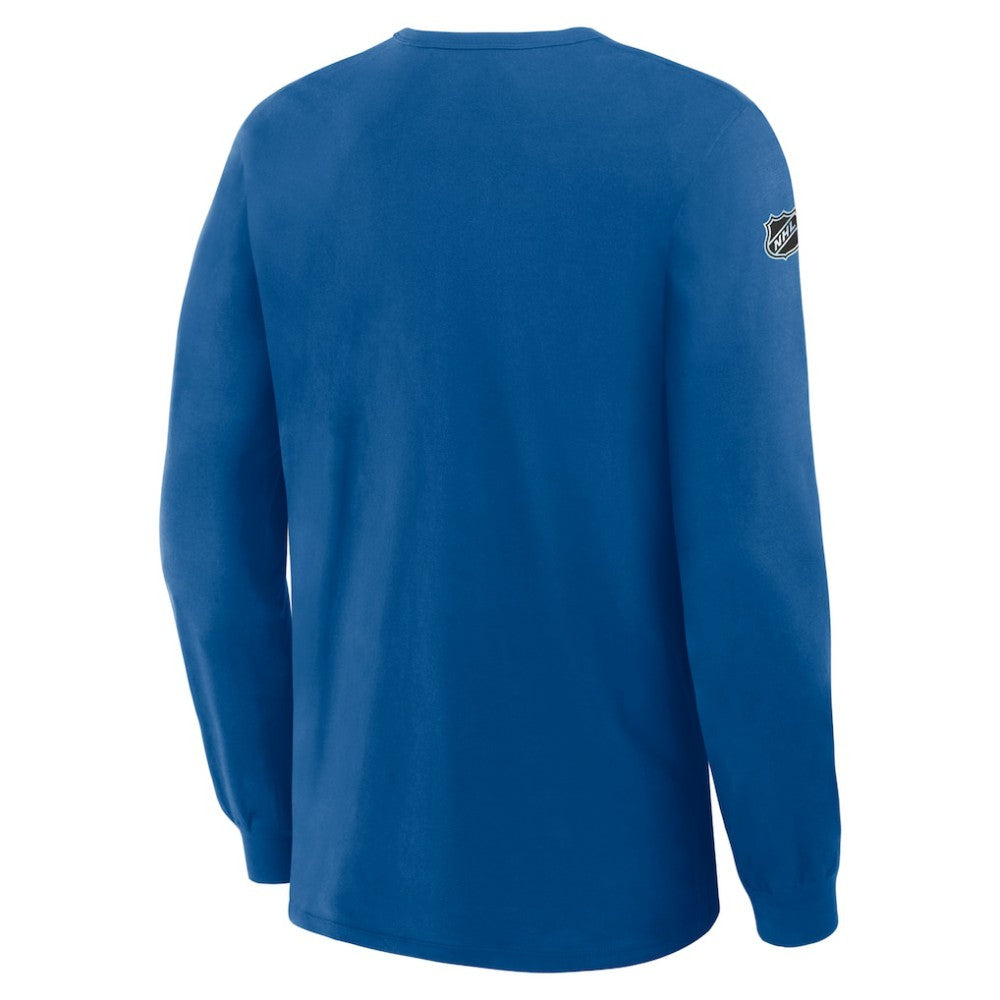 Colorado Avalanche Fanatics Authentic Pro Property Of Practice Long Sleeve T-Shirt Blue