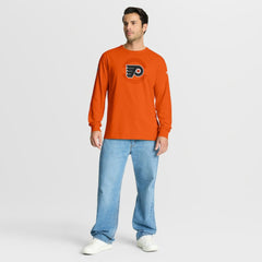 Philadelphia Flyers Fanatics Authentic Pro Property Of Practice Long Sleeve T-Shirt Orange