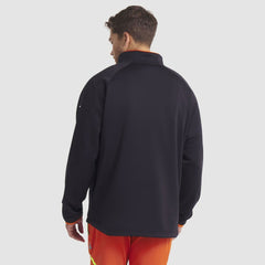Philadelphia Flyers Fanatics Authentic Pro Rink Raglan Quarter-Zip Pullover Black
