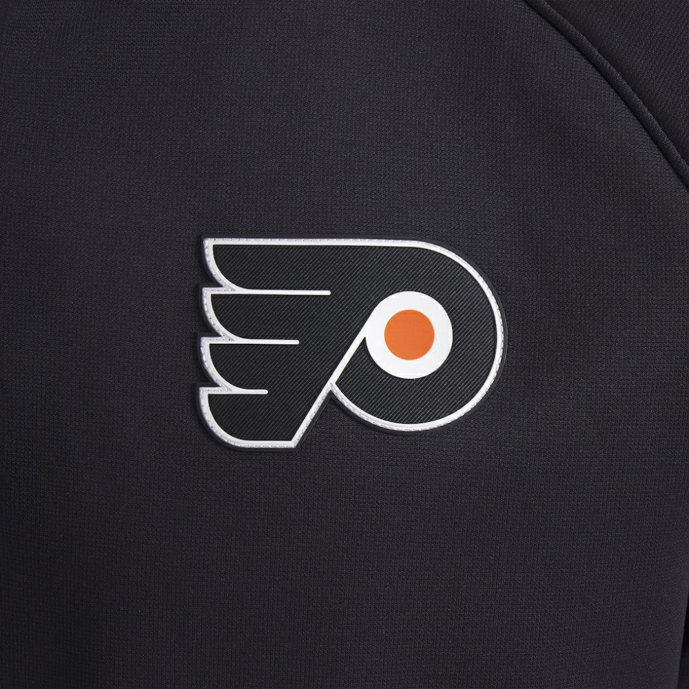 Philadelphia Flyers Fanatics Authentic Pro Rink Raglan Quarter-Zip Pullover Black