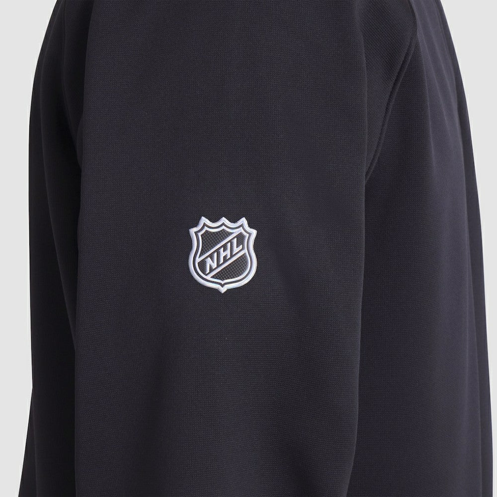 Pittsburgh Penguins Fanatics Authentic Pro Rink Raglan Quarter-Zip Pullover Black