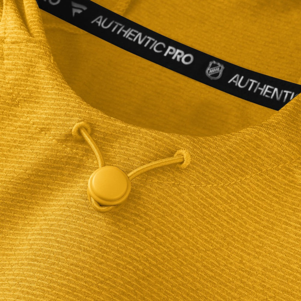 Nashville Predators Fanatics Authentic Pro Rink Hoodie Gold