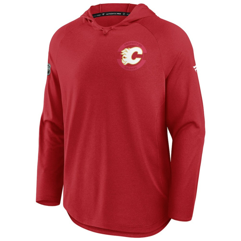 Calgary Flames Fanatics Authentic Pro Rink Hoodie Red