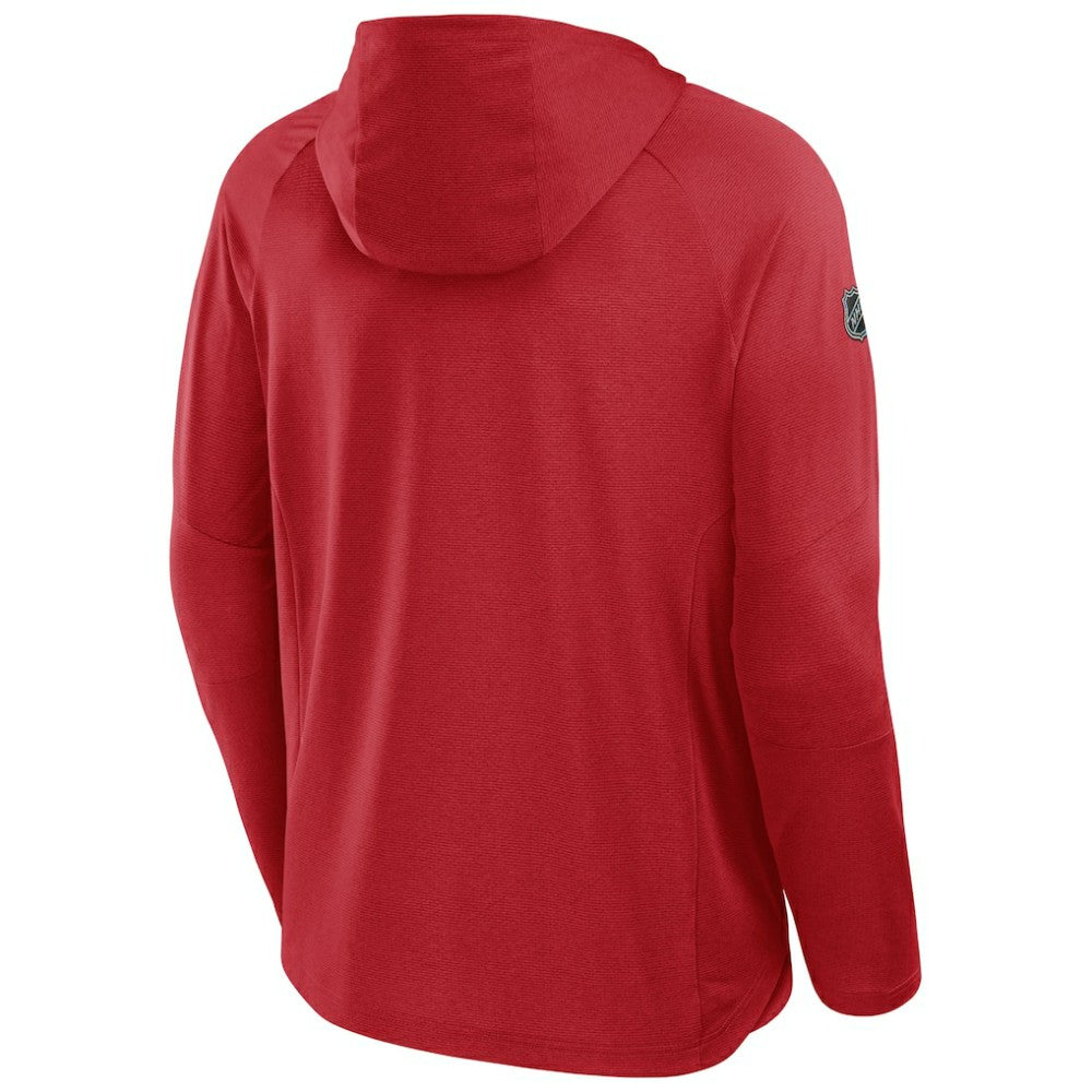 Calgary Flames Fanatics Authentic Pro Rink Hoodie Red
