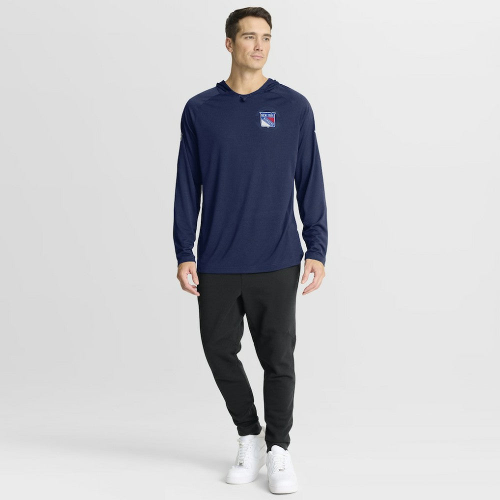 New York Rangers Fanatics Authentic Pro Rink Hoodie Navy