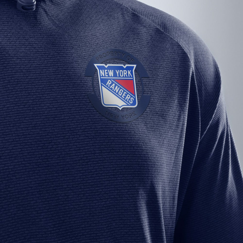 New York Rangers Fanatics Authentic Pro Rink Hoodie Navy