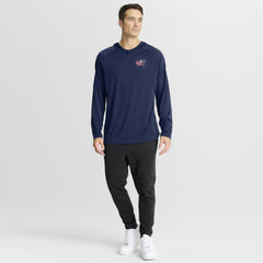 Columbus Blue Jackets Fanatics Authentic Pro Rink Hoodie Navy