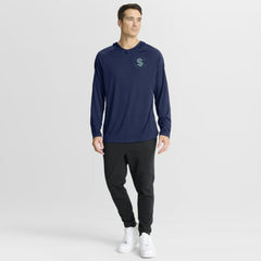 Seattle Kraken Fanatics Authentic Pro Rink Hoodie Navy