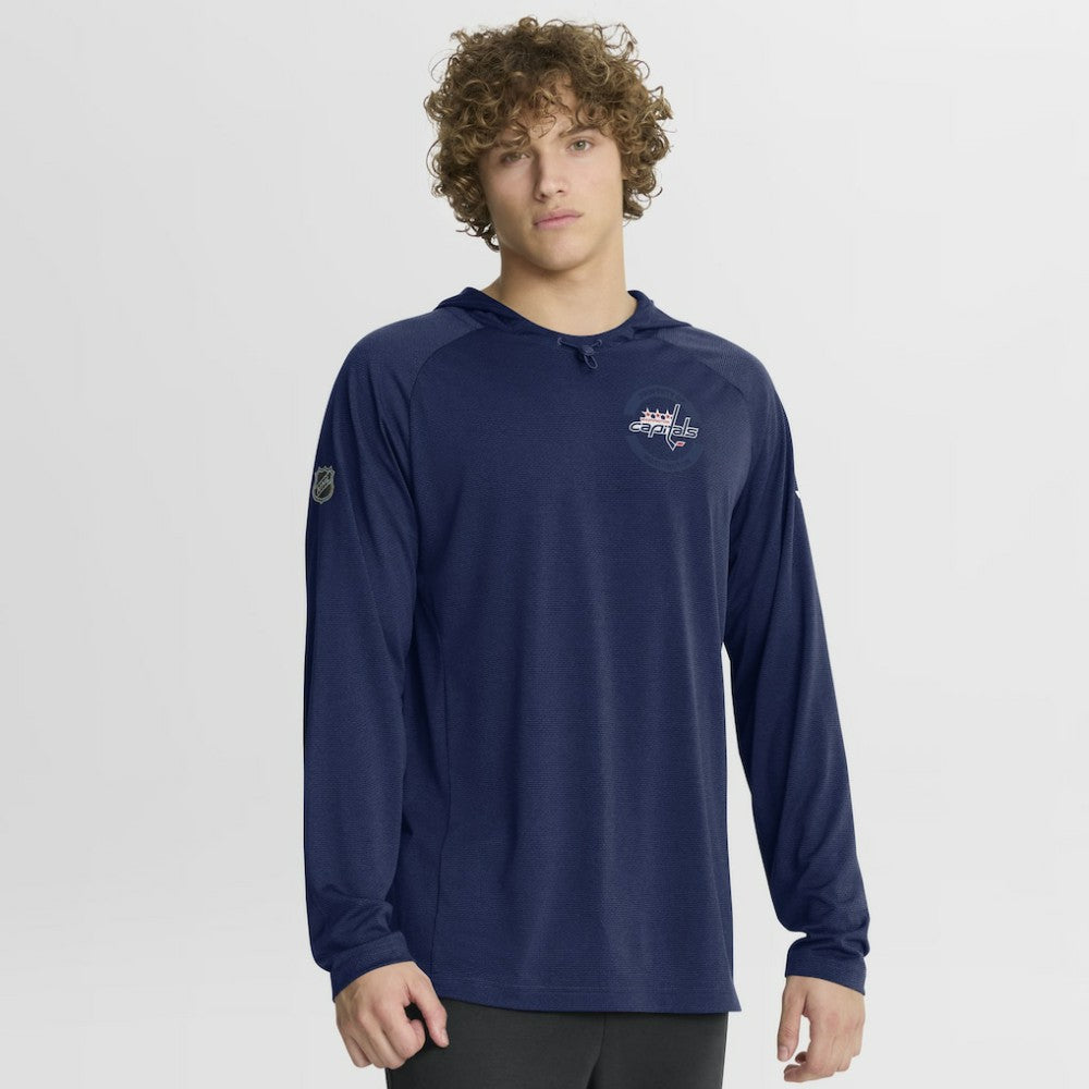 Washington Capitals Fanatics Authentic Pro Rink Hoodie Navy