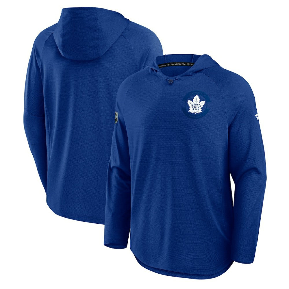 Toronto Maple Leafs Fanatics Authentic Pro Rink Hoodie Blue