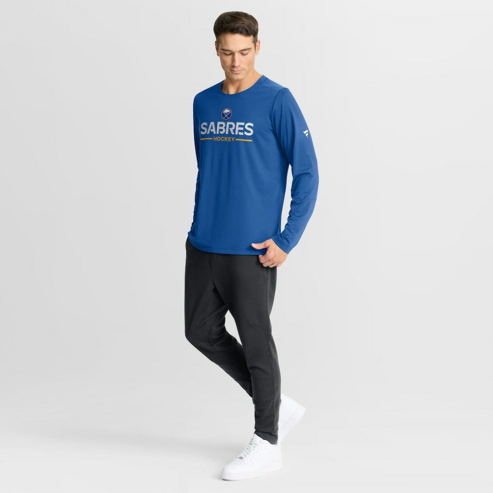 Buffalo Sabres Fanatics Authentic Pro Rink Tech Long Sleeve T-Shirt Royal