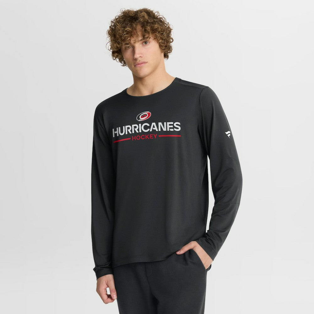 Carolina Hurricanes Fanatics Authentic Pro Rink Tech Long Sleeve T-Shirt Black