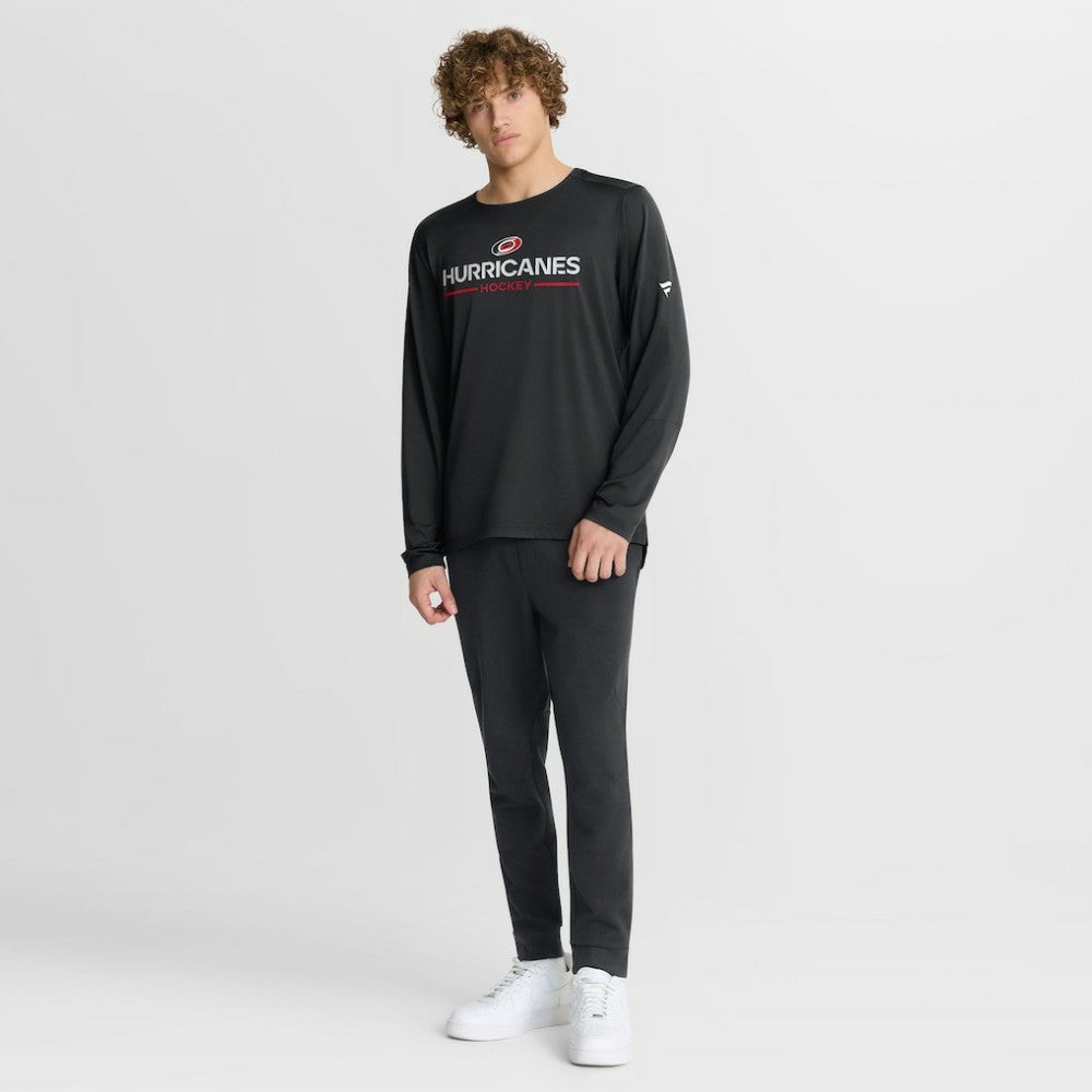 Carolina Hurricanes Fanatics Authentic Pro Rink Tech Long Sleeve T-Shirt Black