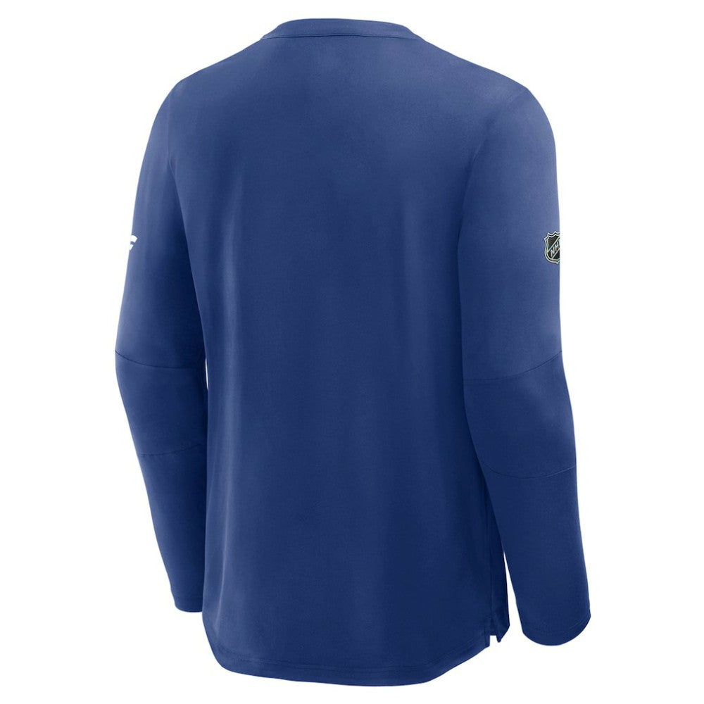 Edmonton Oilers Fanatics Authentic Pro Rink Tech Long Sleeve T-Shirt Royal