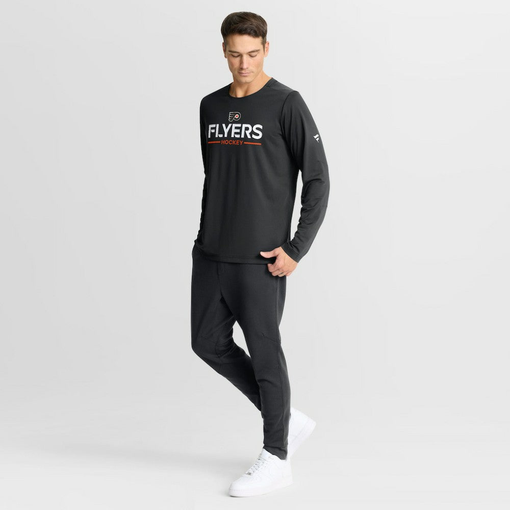 Philadelphia Flyers Fanatics Authentic Pro Rink Tech Long Sleeve T-Shirt Black