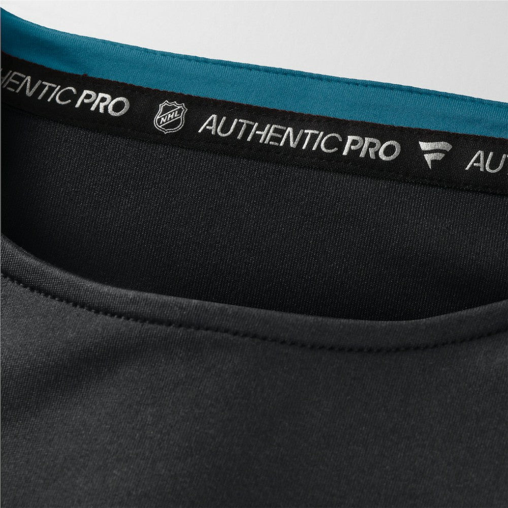 San Jose Sharks Fanatics Authentic Pro Rink Tech Long Sleeve T-Shirt Black