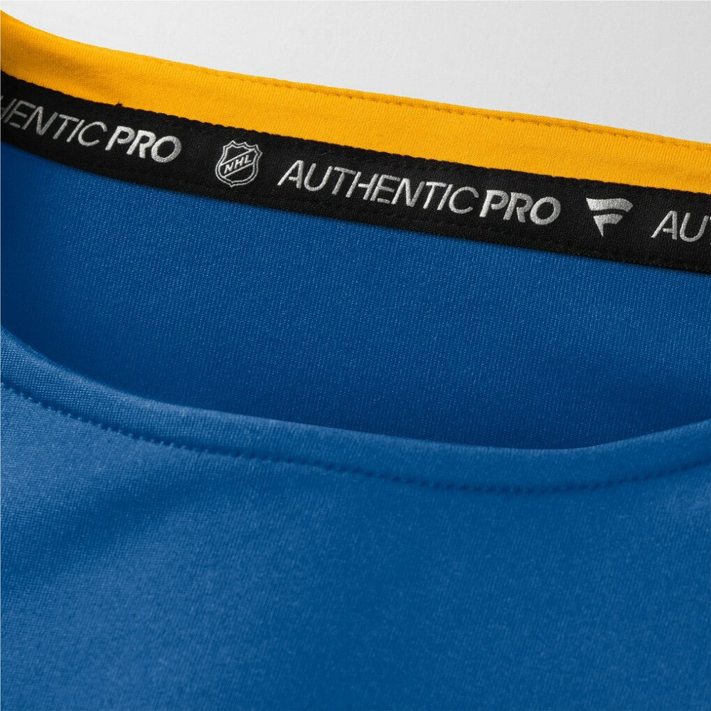 St. Louis Blues Fanatics Authentic Pro Rink Tech Long Sleeve T-Shirt Blue