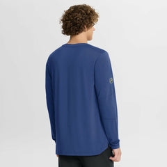 Vancouver Canucks Fanatics Authentic Pro Rink Tech Long Sleeve T-Shirt Blue