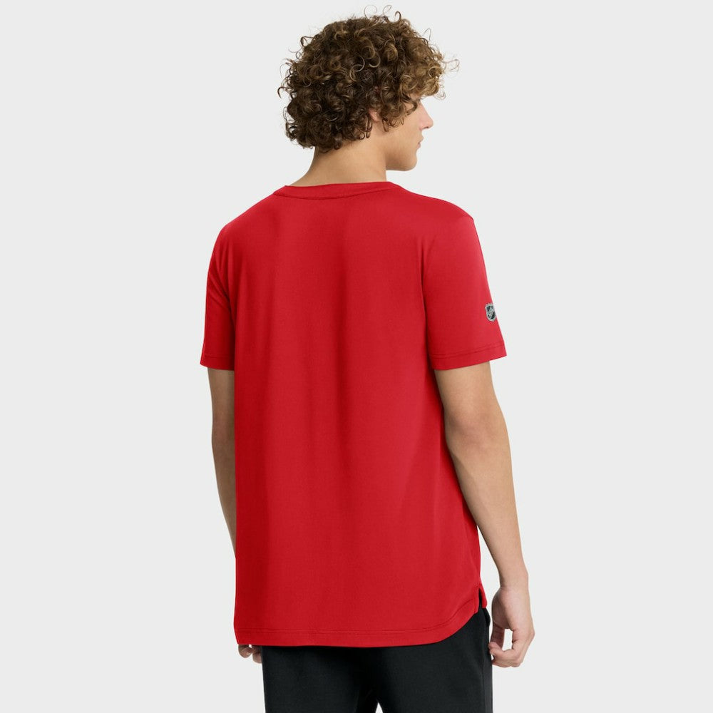Chicago Blackhawks Fanatics Authentic Pro Rink Tech T-Shirt Red