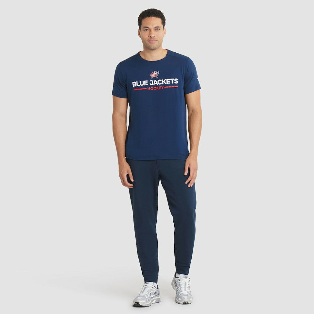 Columbus Blue Jackets Fanatics Authentic Pro Rink Tech T-Shirt Navy