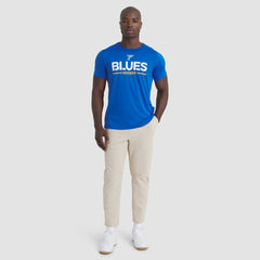 St. Louis Blues Fanatics Authentic Pro Rink Tech T-Shirt Blue