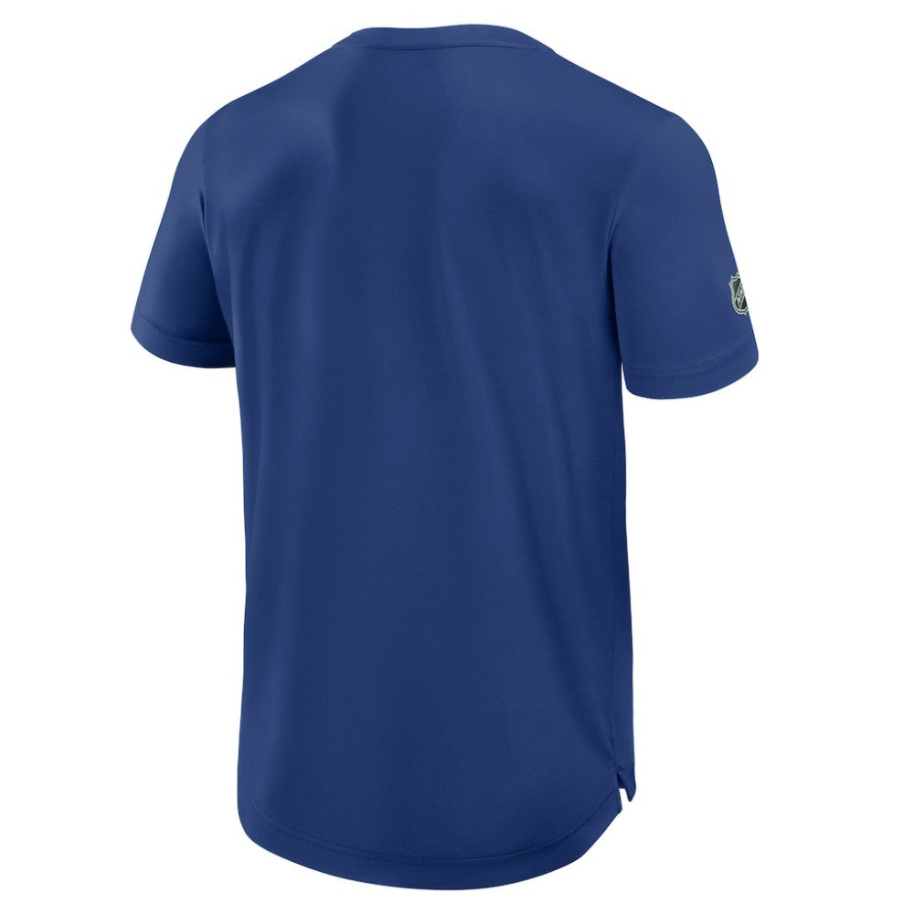 Edmonton Oilers Fanatics Authentic Pro Rink Tech T-Shirt Royal