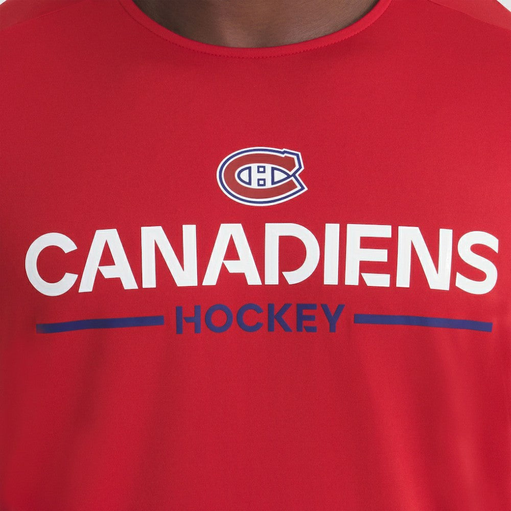 Montreal Canadiens Fanatics Authentic Pro Rink Tech T-Shirt Red
