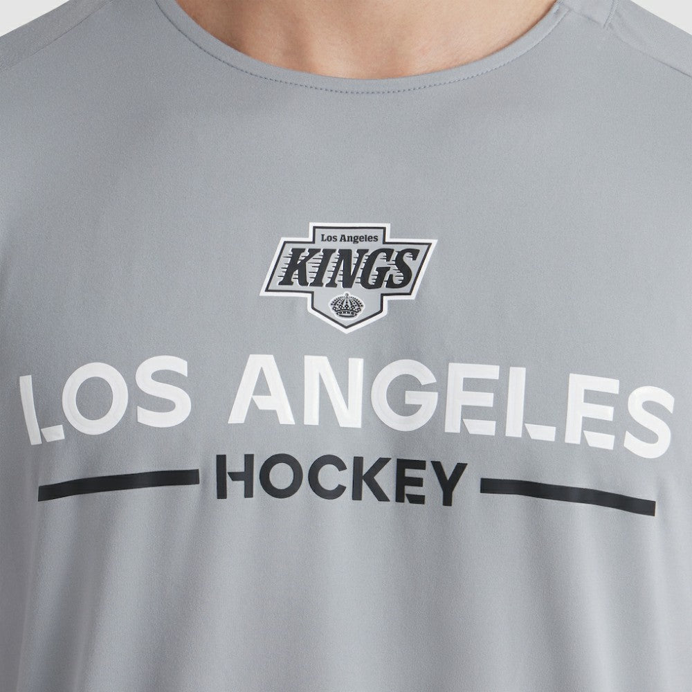 Los Angeles Kings Fanatics Authentic Pro Rink Tech T-Shirt Gray