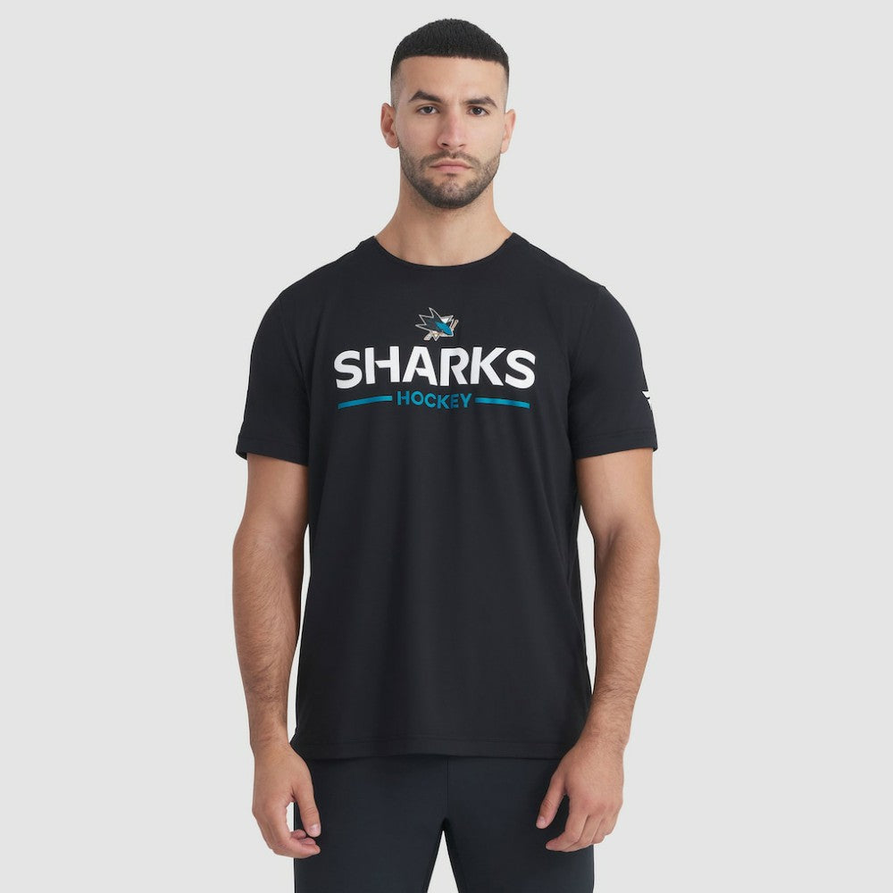 San Jose Sharks Fanatics Authentic Pro Rink Tech T-Shirt Black