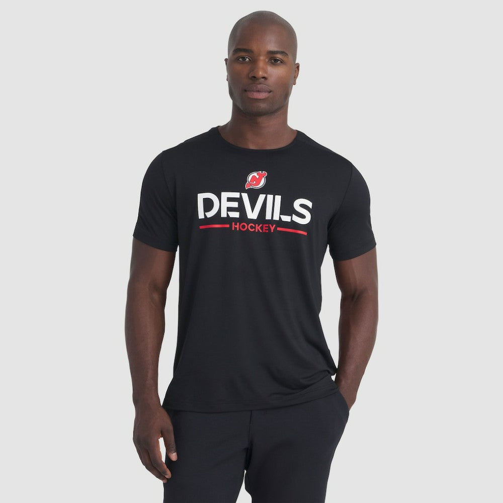 New Jersey Devils Fanatics Authentic Pro Rink Tech T-Shirt Black