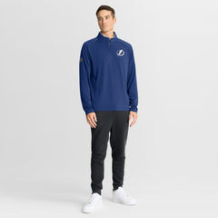 Tampa Bay Lightning Fanatics Authentic Pro Rink Training Quarter-Zip Pullover Blue