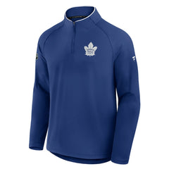 Toronto Maple Leafs Fanatics Authentic Pro Rink Training Quarter-Zip Pullover Blue