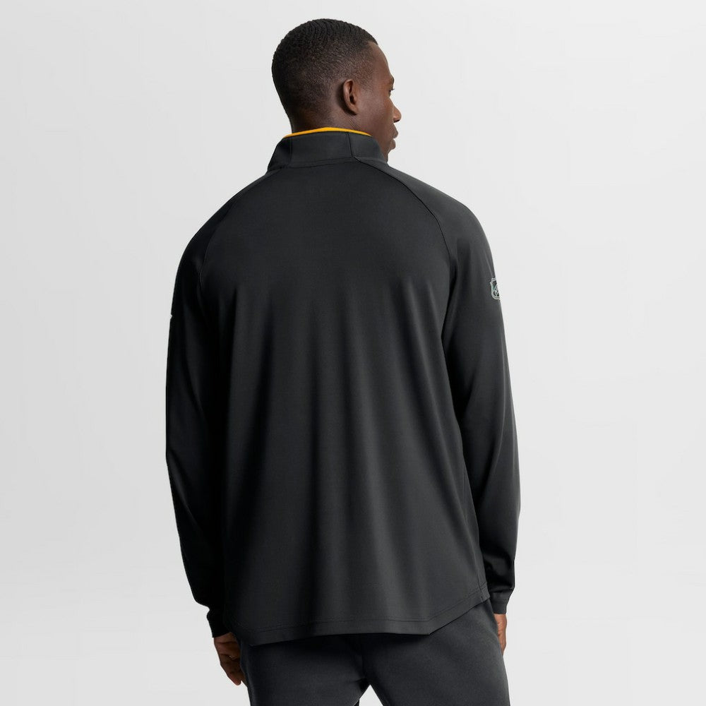 Pittsburgh Penguins Fanatics Authentic Pro Rink Training Quarter-Zip Pullover Black