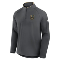 Vegas Golden Knights Fanatics Authentic Pro Rink Training Quarter-Zip Pullover Gray