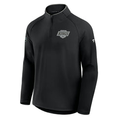 Los Angeles Kings Fanatics Authentic Pro Rink Training Quarter-Zip Pullover Black