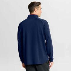 New York Rangers Fanatics Authentic Pro Rink Training Quarter-Zip Pullover Navy