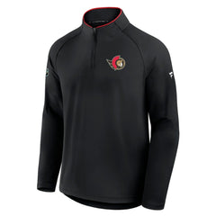 Ottawa Senators Fanatics Authentic Pro Rink Training Quarter-Zip Pullover Black