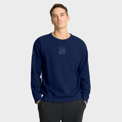 New York Rangers Fanatics Authentic Pro Road Tri-Blend Sweatshirt Navy