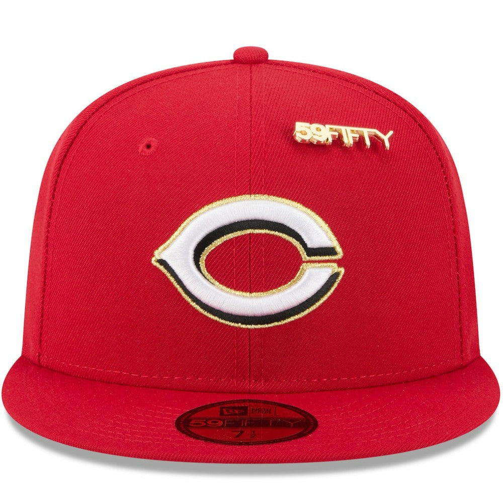 Cincinnati Reds 2025 59FIFTY Day 59FIFTY Fitted Hat with Pins - Red | New Era