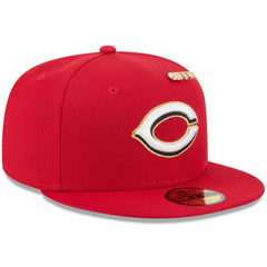 Cincinnati Reds 2025 59FIFTY Day 59FIFTY Fitted Hat with Pins - Red | New Era