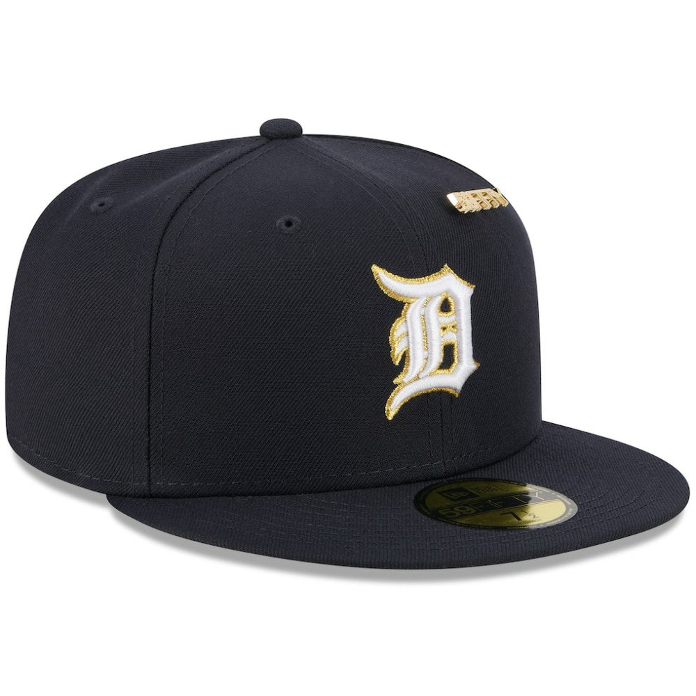 Detroit Tigers 2025 59FIFTY Day 59FIFTY Fitted Hat with Pins - Navy | New Era