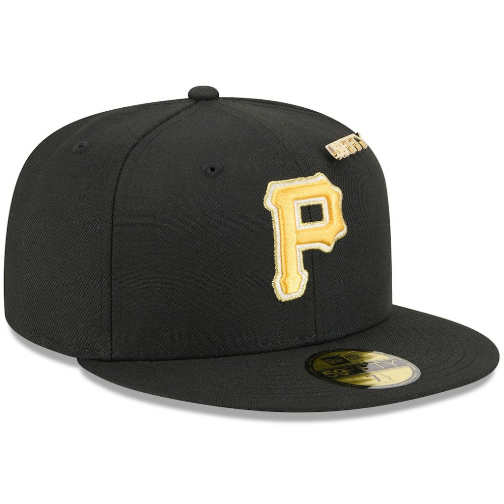 Pittsburgh Pirates 2025 59FIFTY Day 59FIFTY Fitted Hat with Pins - Black | New Era