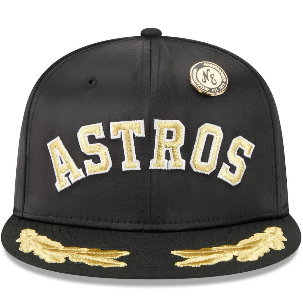 Houston Astros 2025 59FIFTY Day Gold Leaf 59FIFTY Fitted Hat - Black | New Era